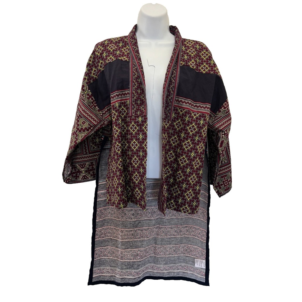 New Oh Bubble Kimono Duster Large Indie Whimsigoth Festival Tribal Raves